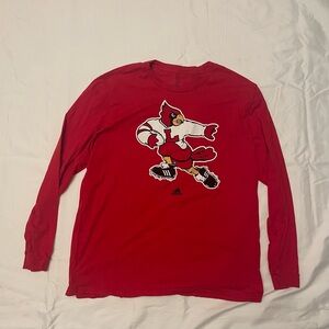 Louisville Cardinals Football Long Sleeve Adidas